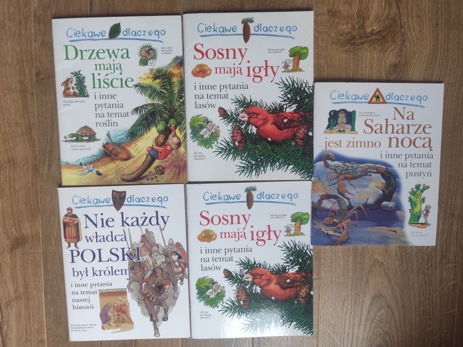 Książka dla dzieci z serii "Ciekawe dlaczego sosny mają igły"