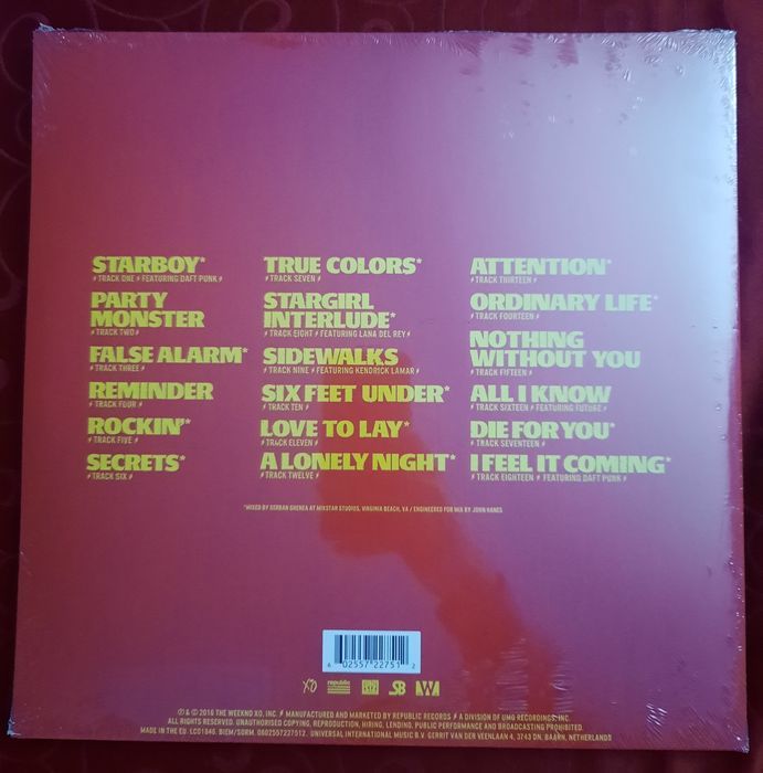 Disco Vinil Starboy