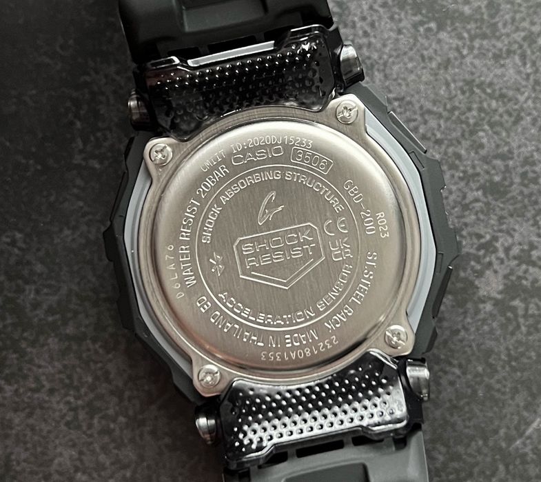 Годинник Casio G-Shock GBD-200-1 Bluetooth новий оригінал