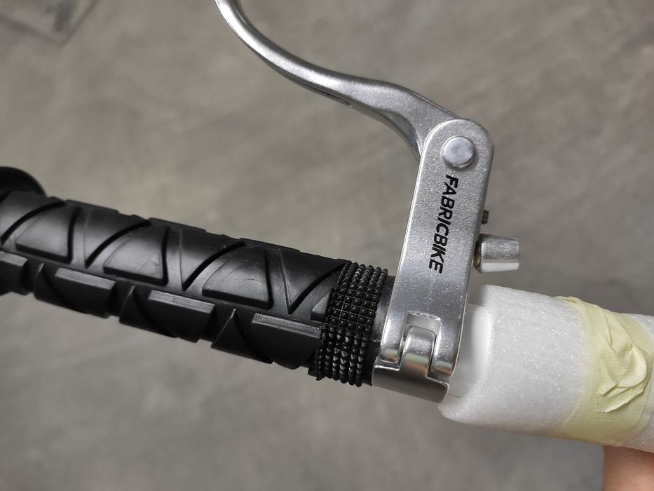 Guiador bicicleta + manete de travões + punhos