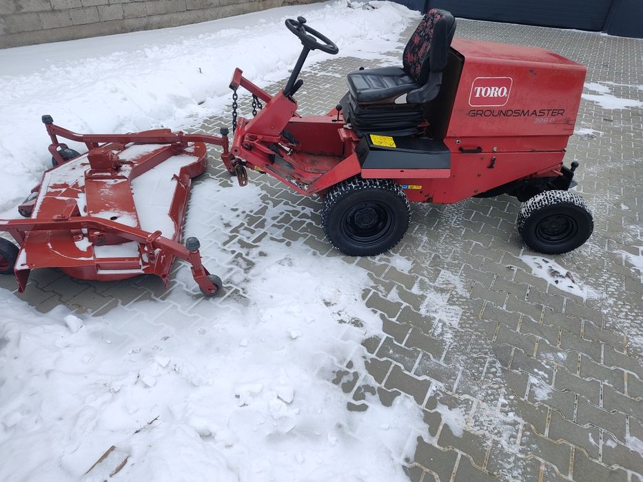 Traktorek ciagniczek kosiarka Toro groundsmaster 328d 4x4 kosa przód