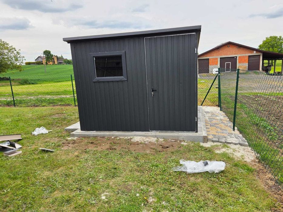 Garaż blaszak 4x2 Garaż blaszany schowek magazyn mały garaż 2x3 3x5