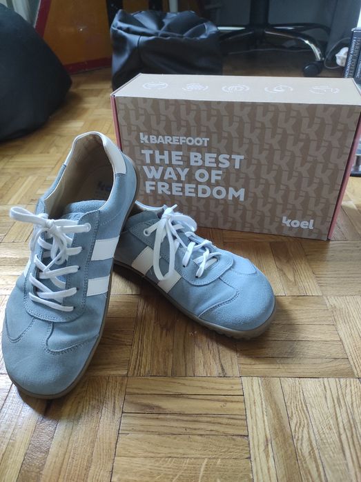 Barefooty Koel Barefoot Ila Suede II - Aqua rozmiar 42