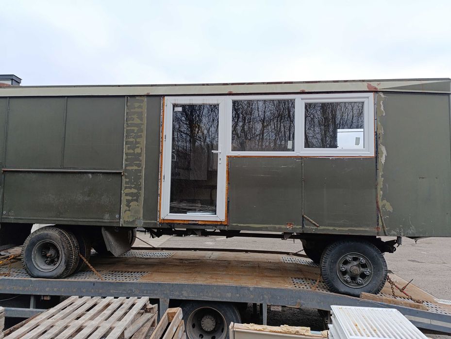 Хлібопекарня на дровах. Пекарня на колесах. Подова піч. Розмитнена