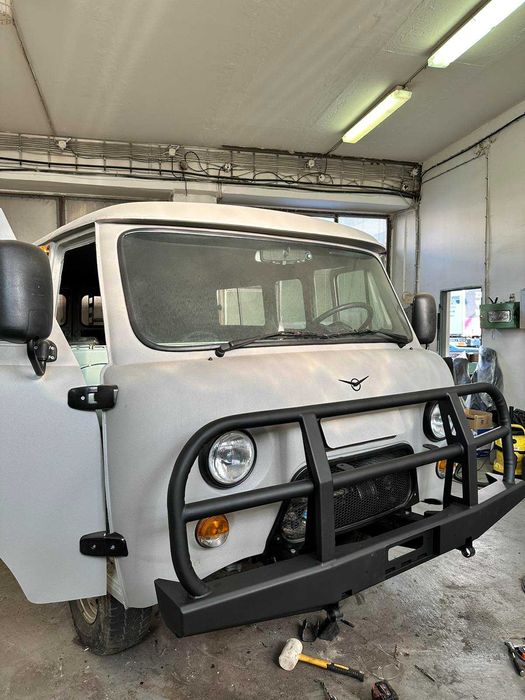 Бампер  передній силовий RIF 1.0D  для УАЗ 452 Буханка під лебідку