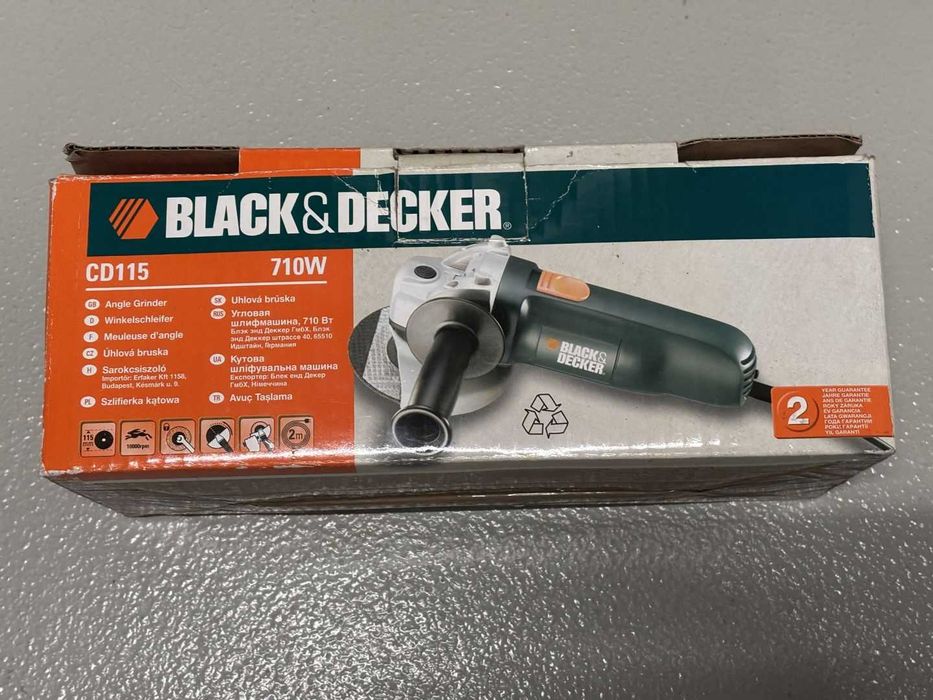 szlifierka kątowa Black Decker