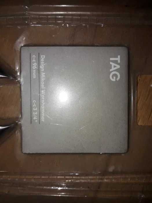 Puxadores em metal inox ikea novos