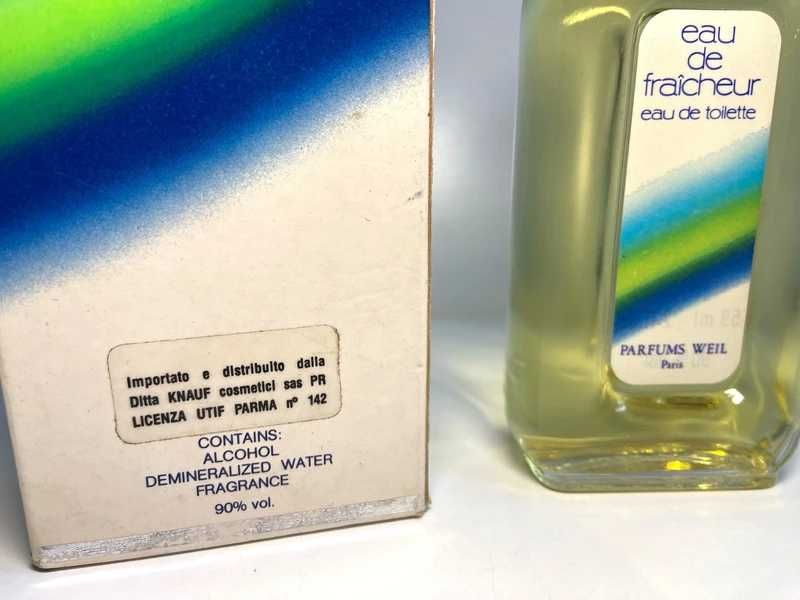 Vintage Eau de Fraicheur  Weil Parfums Paris 59 ml.