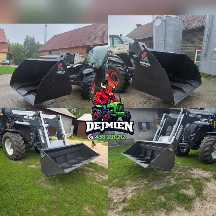 ŁYŻKA / Łycha // Objętościowa // Do Tura // Ładowarka /* Od Producenta ** Bardzo Solidna ** STAL WZMOCNIONA *** Lemiesz HARDOX ** DOSTAWA CAŁA POLSKA