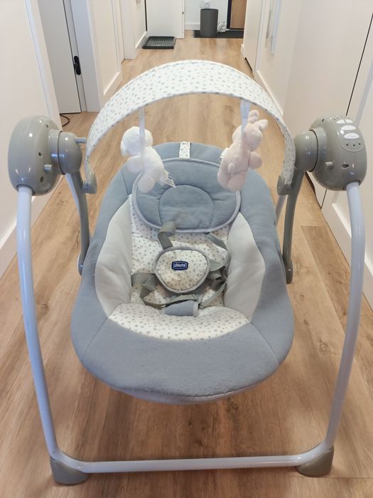 Bujaczek, leżaczek, chicco, automatyczny