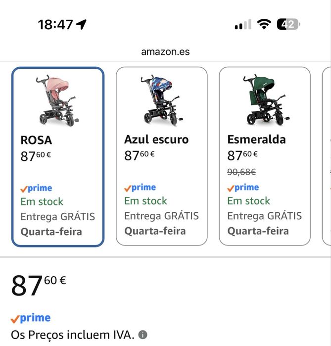 Triciclo de passeio evolutivo