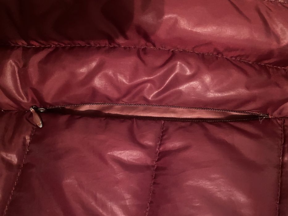 Куртка пуховая бордо