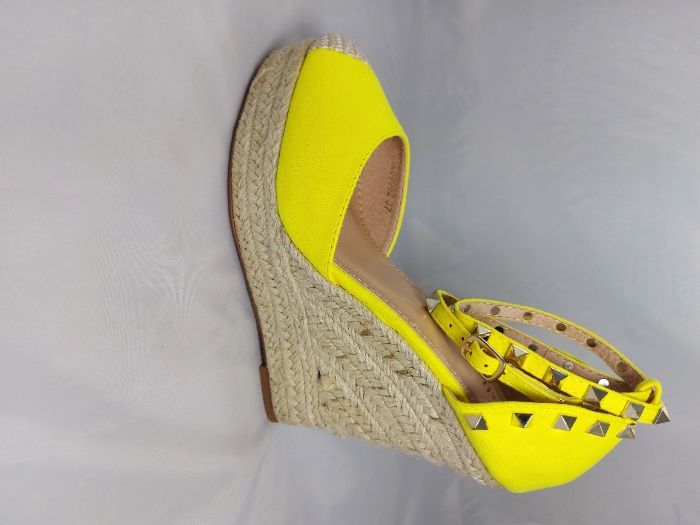 Espadryle Bellamica na koturnie