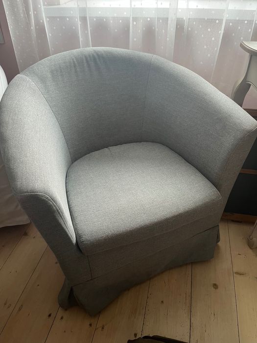 Fotel szary stan bardzo dobry