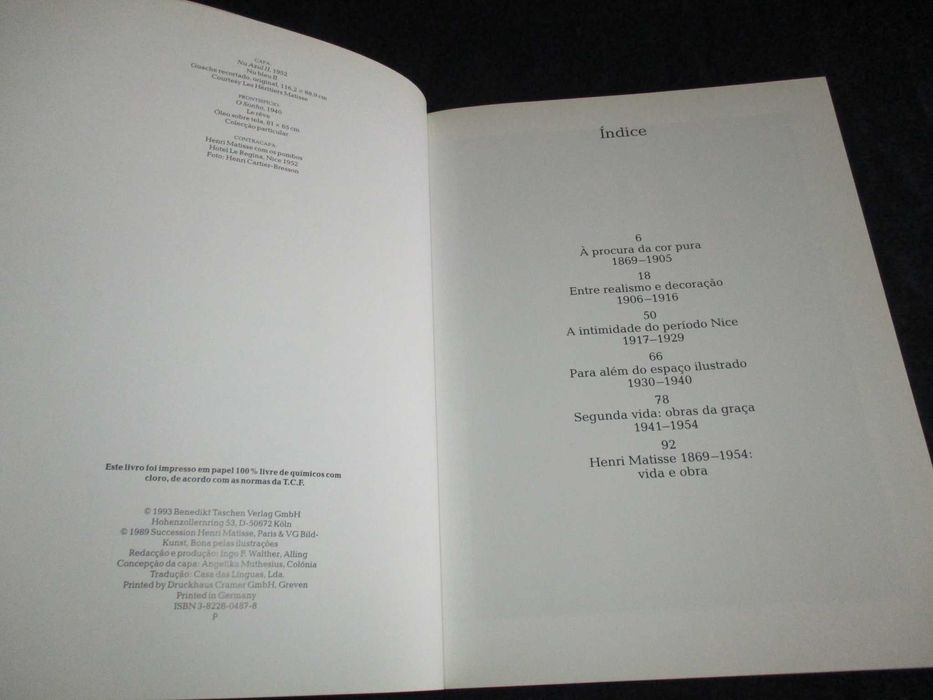 Livro Henri Matisse Mestre da Cor Taschen