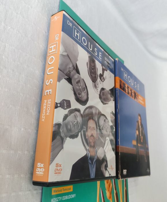 Dr House Sezon 1 (House M.D. - Season 1) kultowy serial 5 DVD H