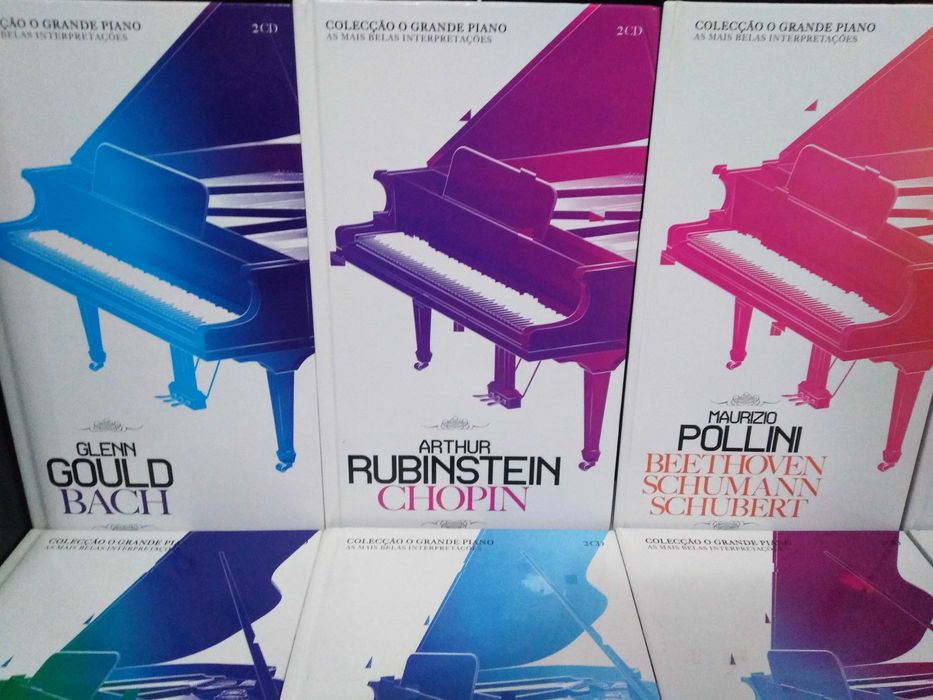 21 Cds duplos com Livro colecção - O Grande Piano Completa.