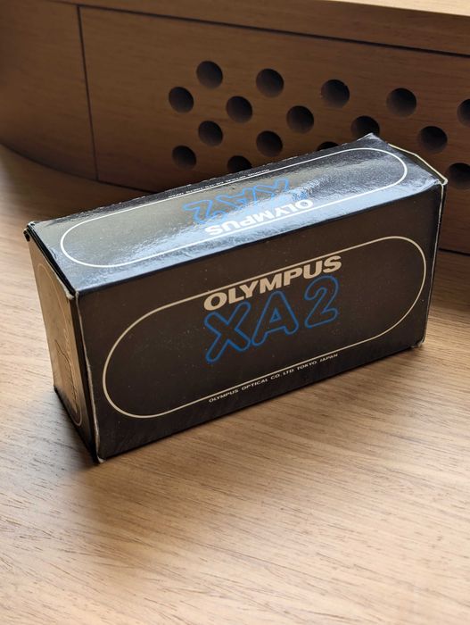 Olympus XA2 + Flash + Oryginalne pudełko i etui | Stan BDB, 1. właściciel