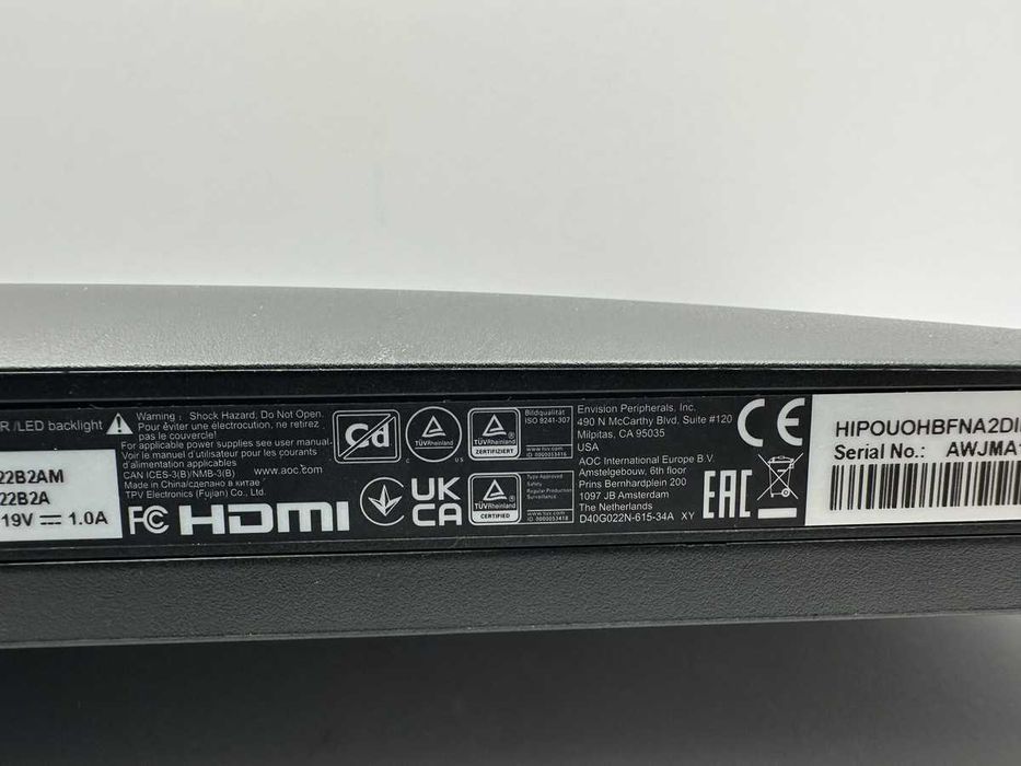 Monitor AOC 22B2AM