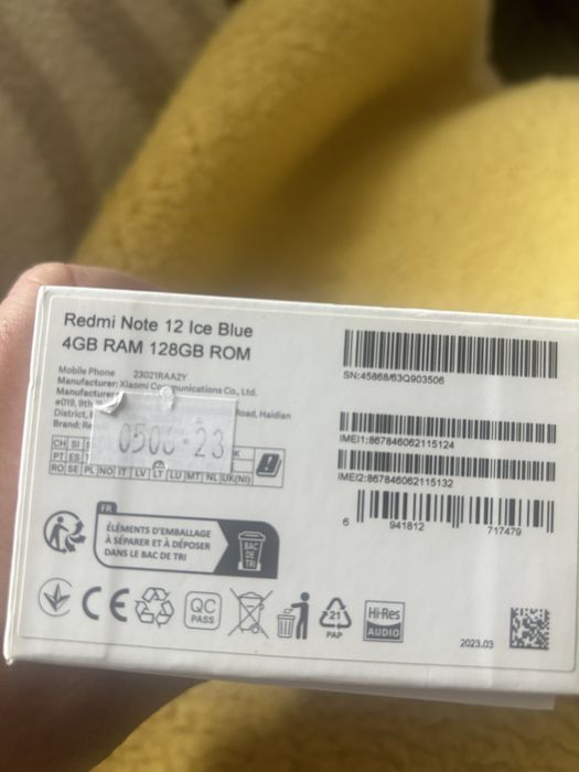 Sprzedam redmi note12