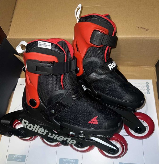 Детские ролики Rollerblade Microblade Free Black/Red