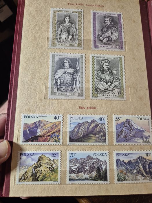 Klaser jubileuszowy 1996-1997 ze znaczkami