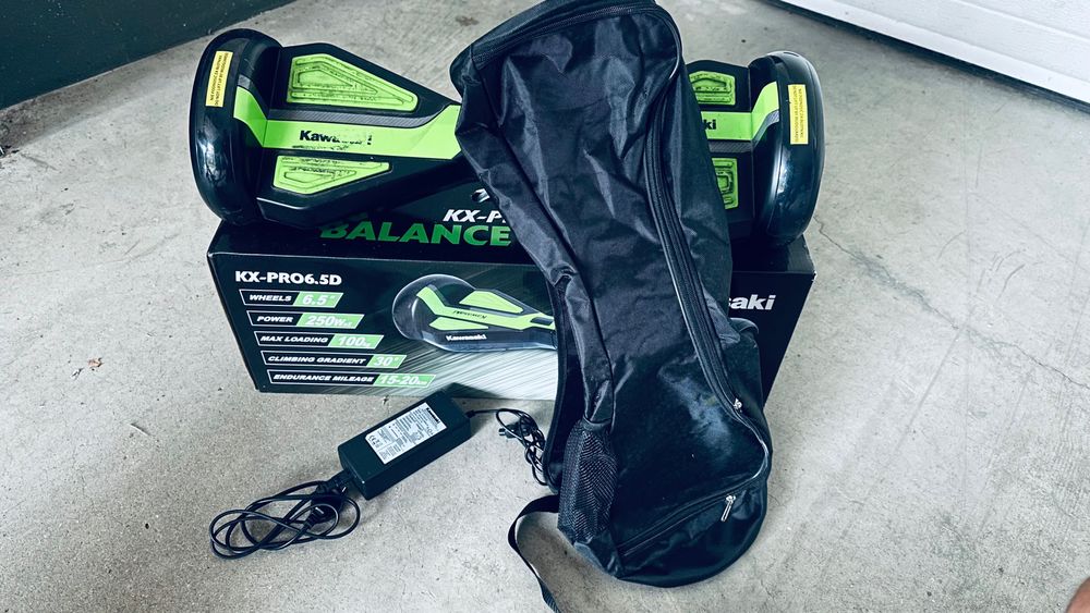 Hoverboard Kawasaki + cadeira + Mala de transporte