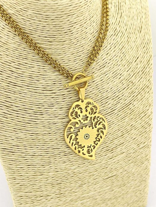 Fio Coração de Viana em Aço Inox