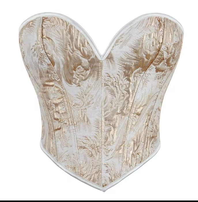 Корсет золотой в стиле диор