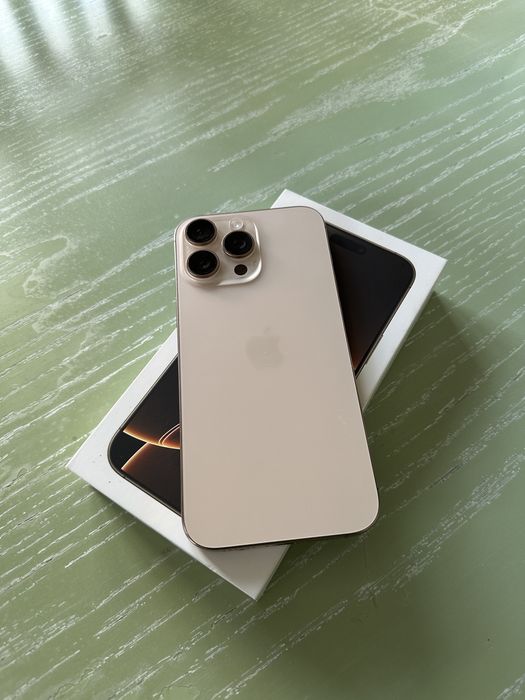 Vendo iPhone 16 Pro Max 256GB como novo