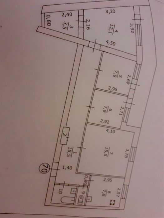 Продажа 4 комн квартиры Каскад пр.Василя Стуса3 этаж