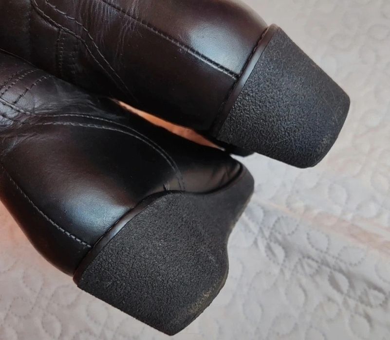 Zimowe ocieplane buty skórzane 39 CCC stan świetny