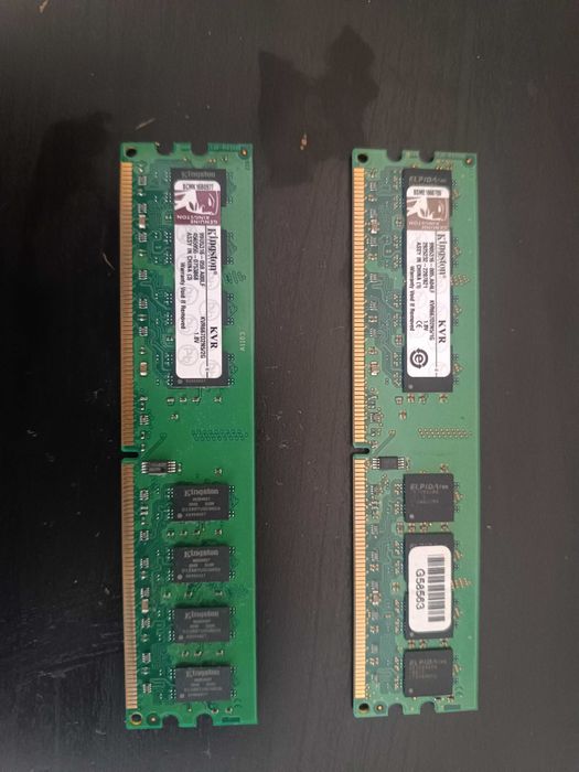 2x Memoria Ram 2GB/1GB DDR2 667Mhz Kingston