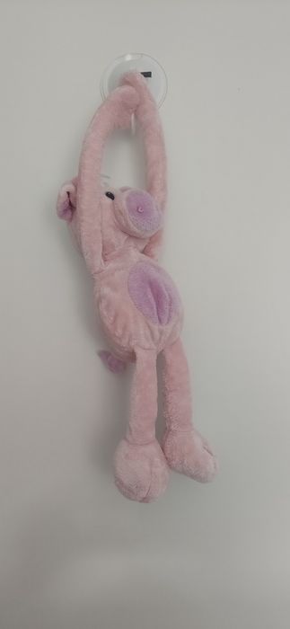 Pluszowa maskotka świnka do zawieszenia wózka fotelika