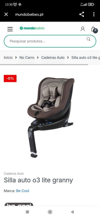 A Cadeira Auto O3 Lite i-Size Isofix 360°