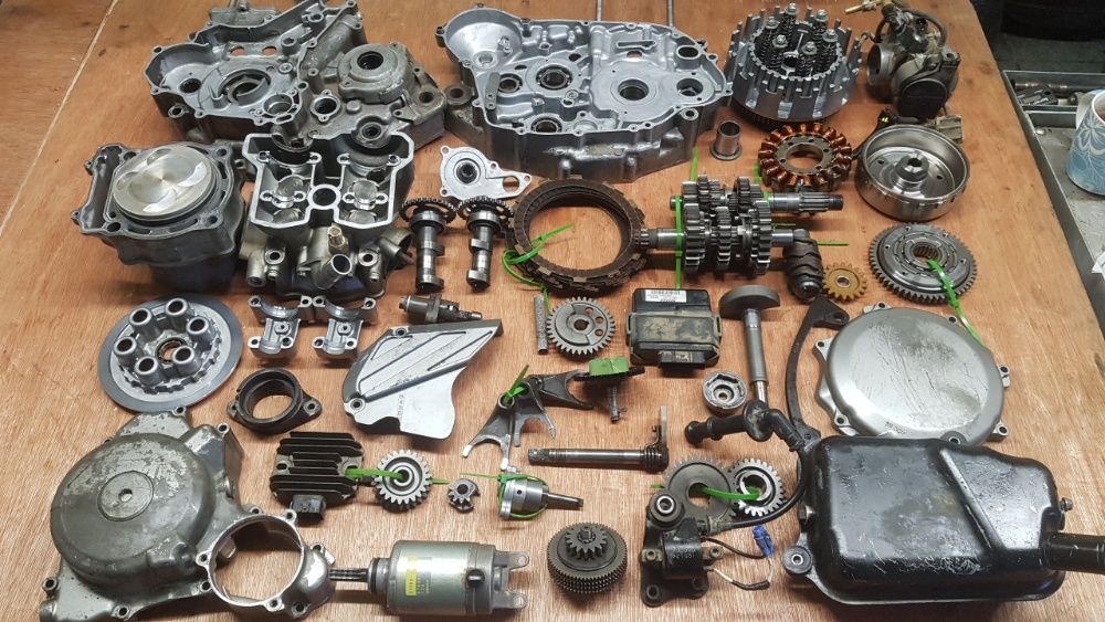 suzuki ltr 450 czesci kartery skrzynia glowica kosz modul wtrysk wal