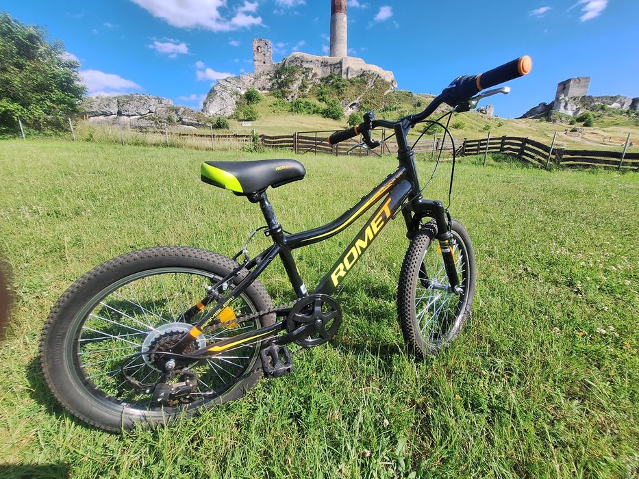 Rower dziecięcy Romet Rambler KID 2 koło 20 " czarno żółto pomaranczow