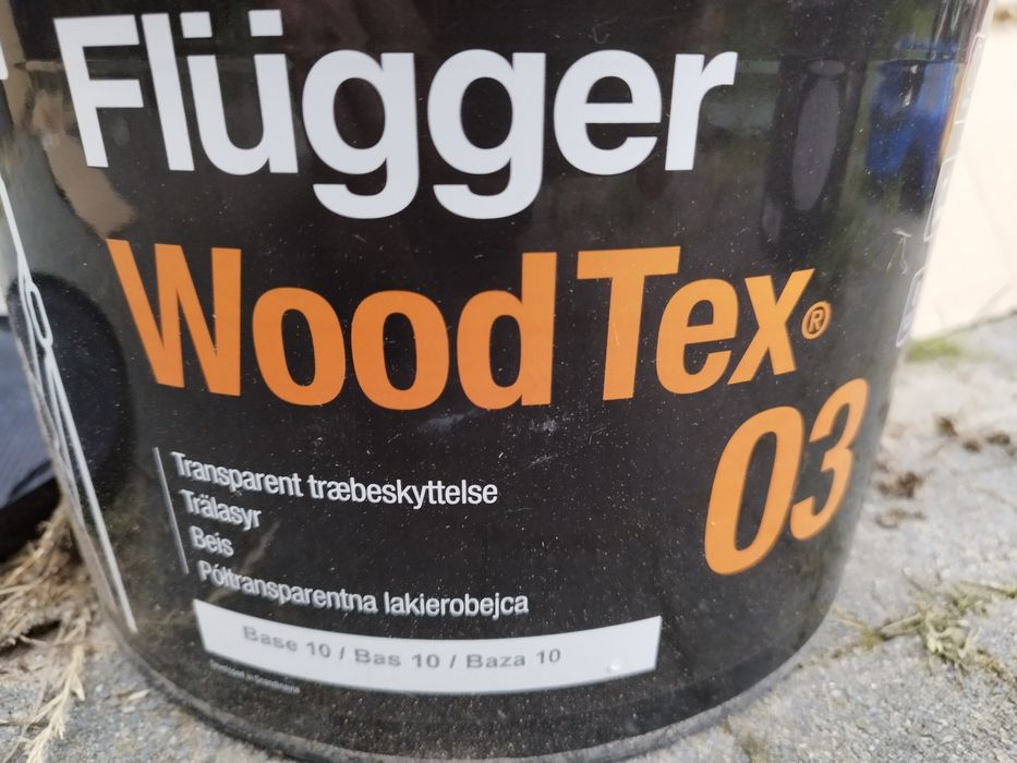 Farba do drewna Flugger 03 Wood Tex RAL 7016 Antracyt ok. 6 l