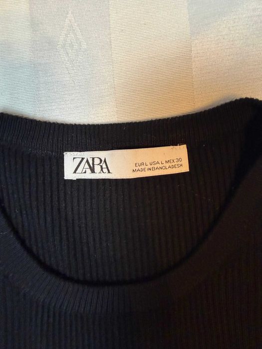 Czarny sweterek Zara, rozm. L