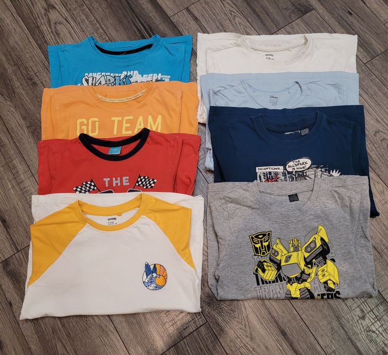 Koszulki chłopięce t-shirty  122-128