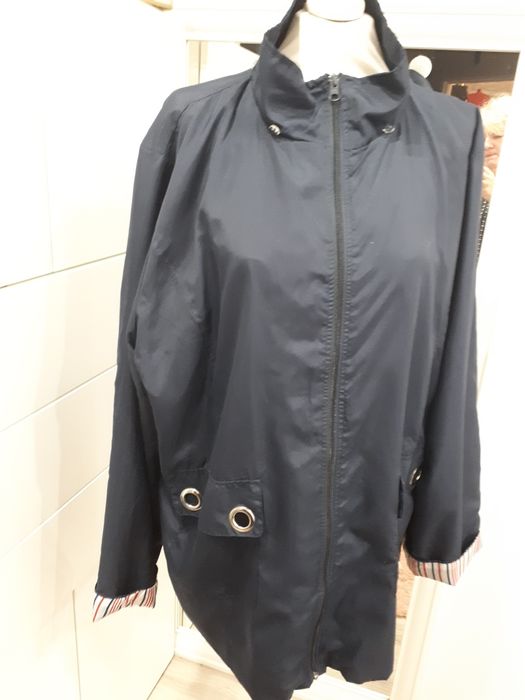 Granatowa kurteczka na suwak r. 46/48