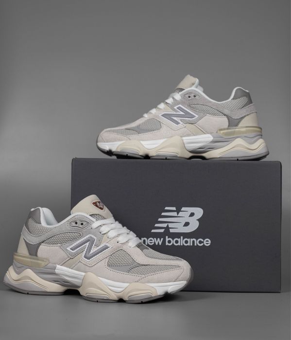 Жіночі кросівки New Balance 9060 бежево-сірі, стильные кроссовки