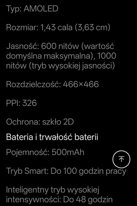 Smartwatch Oneplusa watch 2R