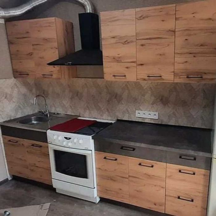 Нова Бюджетна кухня Грета 2 метра Пряма та Кутова Безкоштовний проект