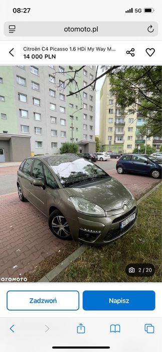 Citroën C4 Picasso 1.6 HDi My Way MCP