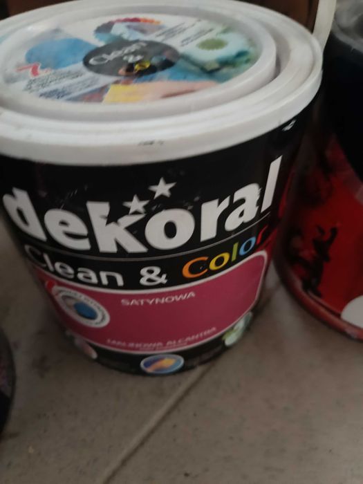 Farby 3 puszki nowe Magnat Dekoral Dulux