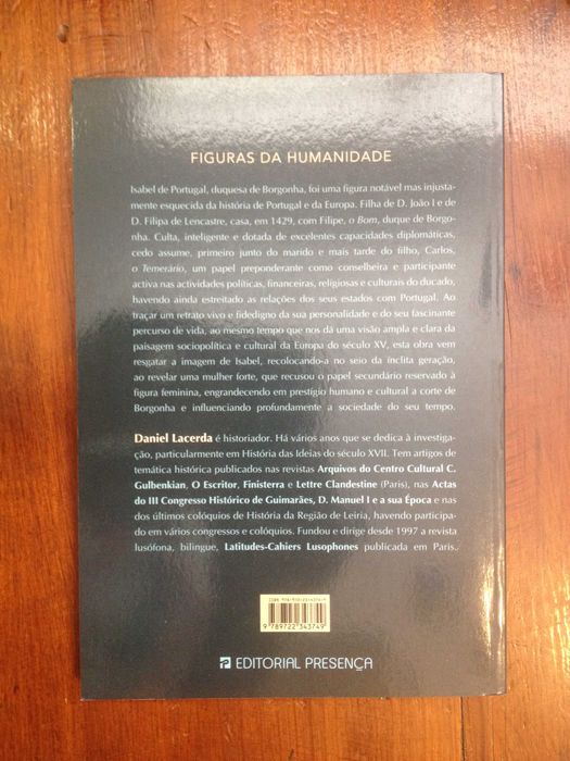 Daniel Lacerda - Isabel de Portugal, Duquesa de Portugal