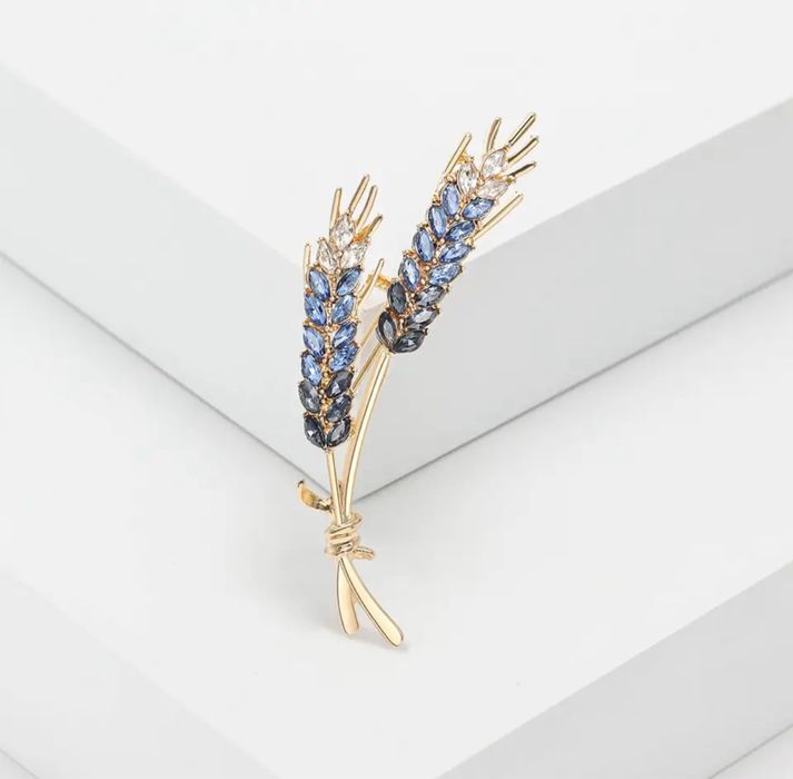 Брошь колосок. Колоски.