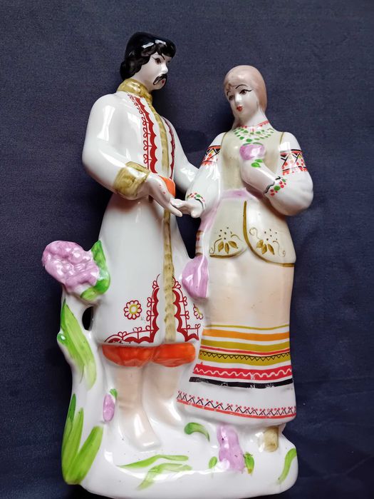 Figurka Pierwsza Randka. Połonne - Wołyń, Ukraina. Lata 70e XX w.