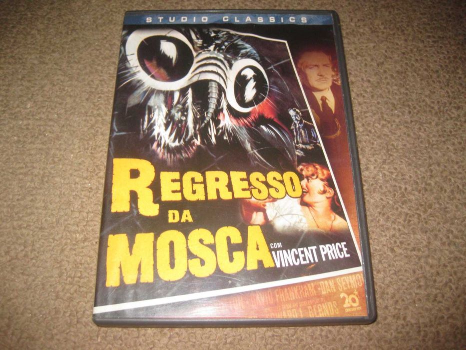 DVD "O Regresso da Mosca" com Vincent Price/Raro!